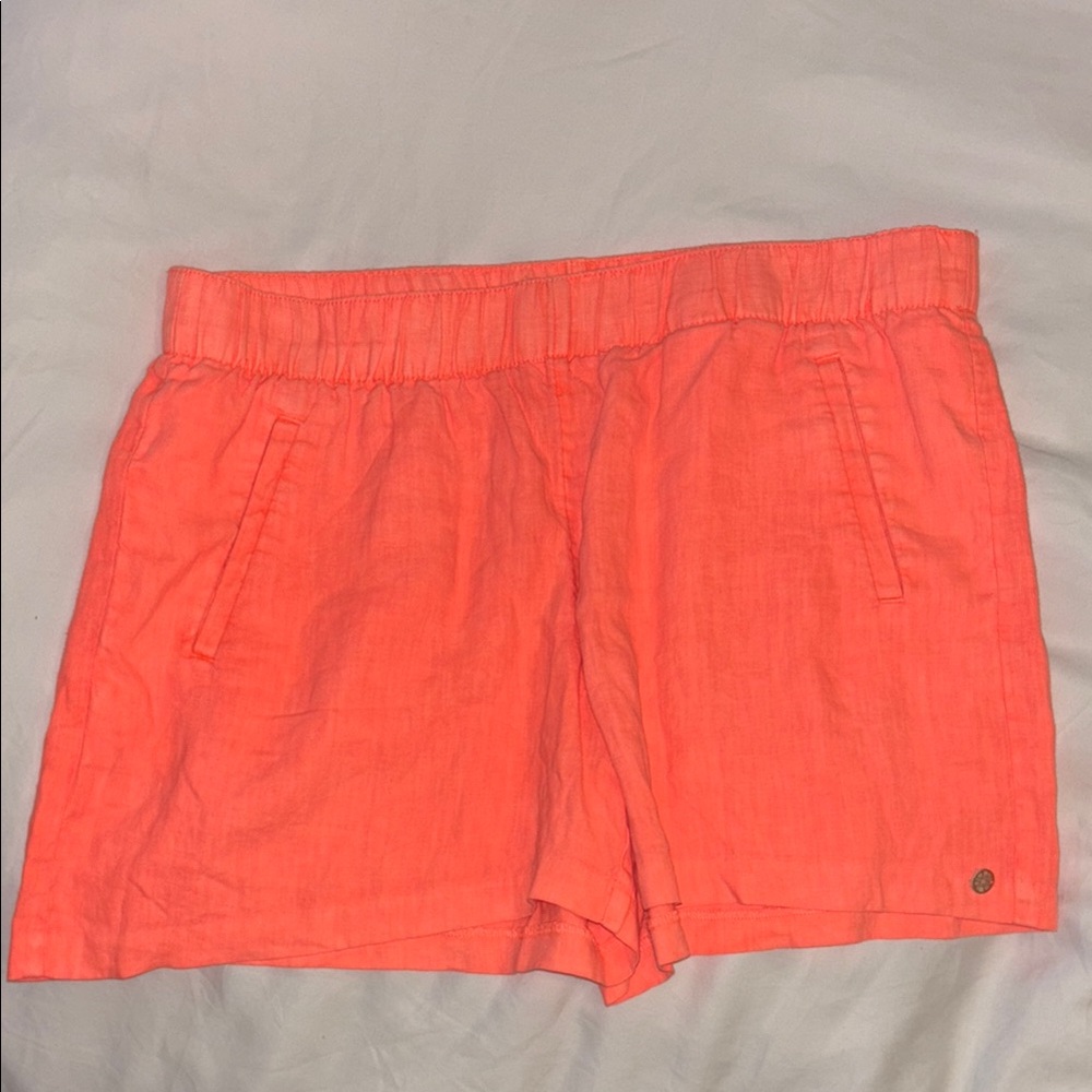 Lilly Pulitzer Linen Pink High Waist Shorts
